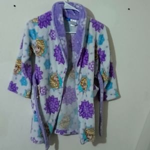 Disney frozen bathrobe with tye straps
